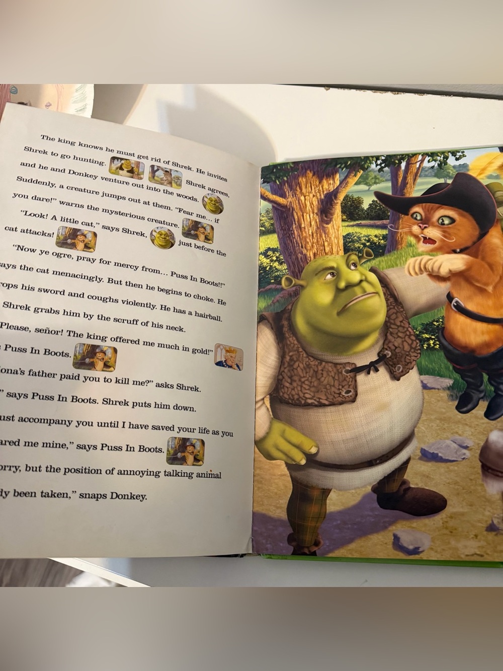 Vintage 2004 Shrek 2 Donkey Plush & Interactive Book - Picture 4 of 10